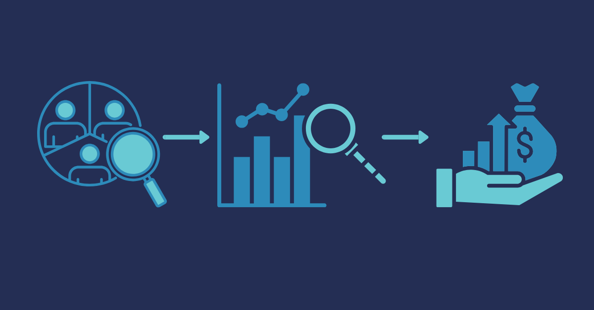 animated icons for conjoint analysis showcasing analysing real data and market dynamics to recommend a suitable revenue model